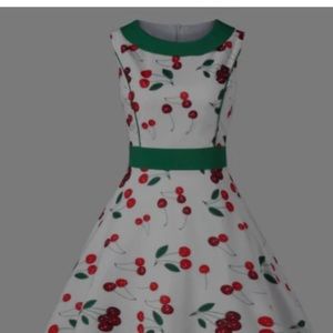 Vintage cherry dress